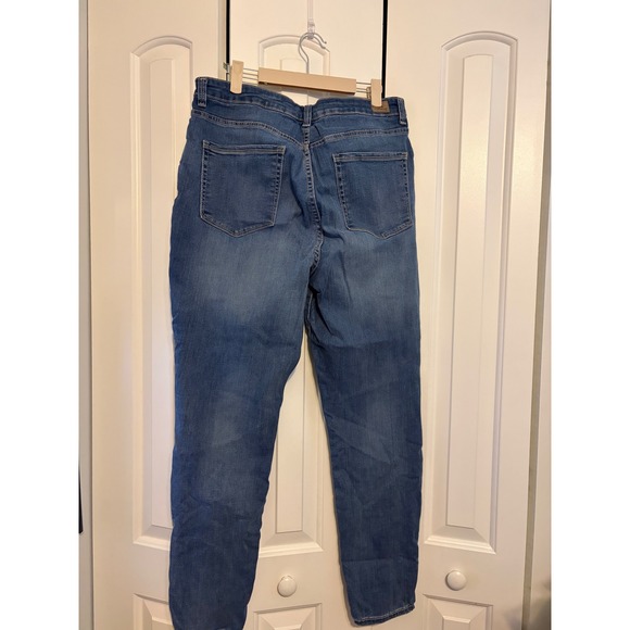 Jordache‎ High Rise Leggings Womens Size 16 Denim Jeans Dark Wash - Picture 3 of 5